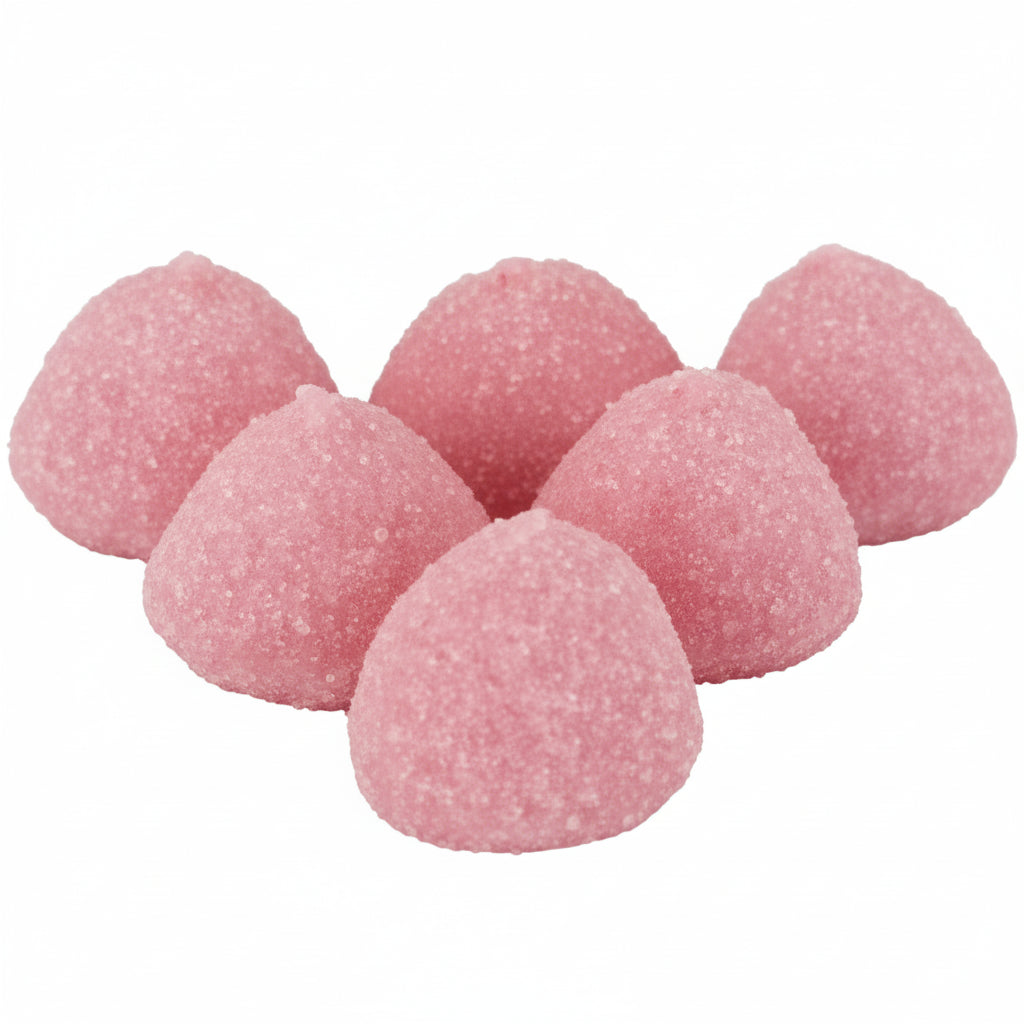 Balles de golf fraise fini x5