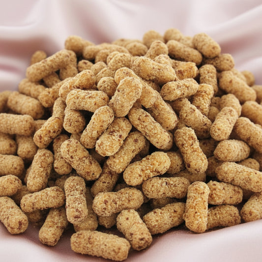 Cacahuètes feuilletées enrobées au caramel 100g