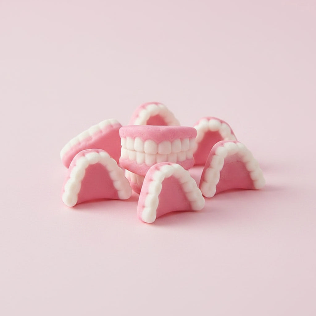 Dentiers Lisses Halal – Bonbons Gélifiés Fruités – Dulceplus – 100g