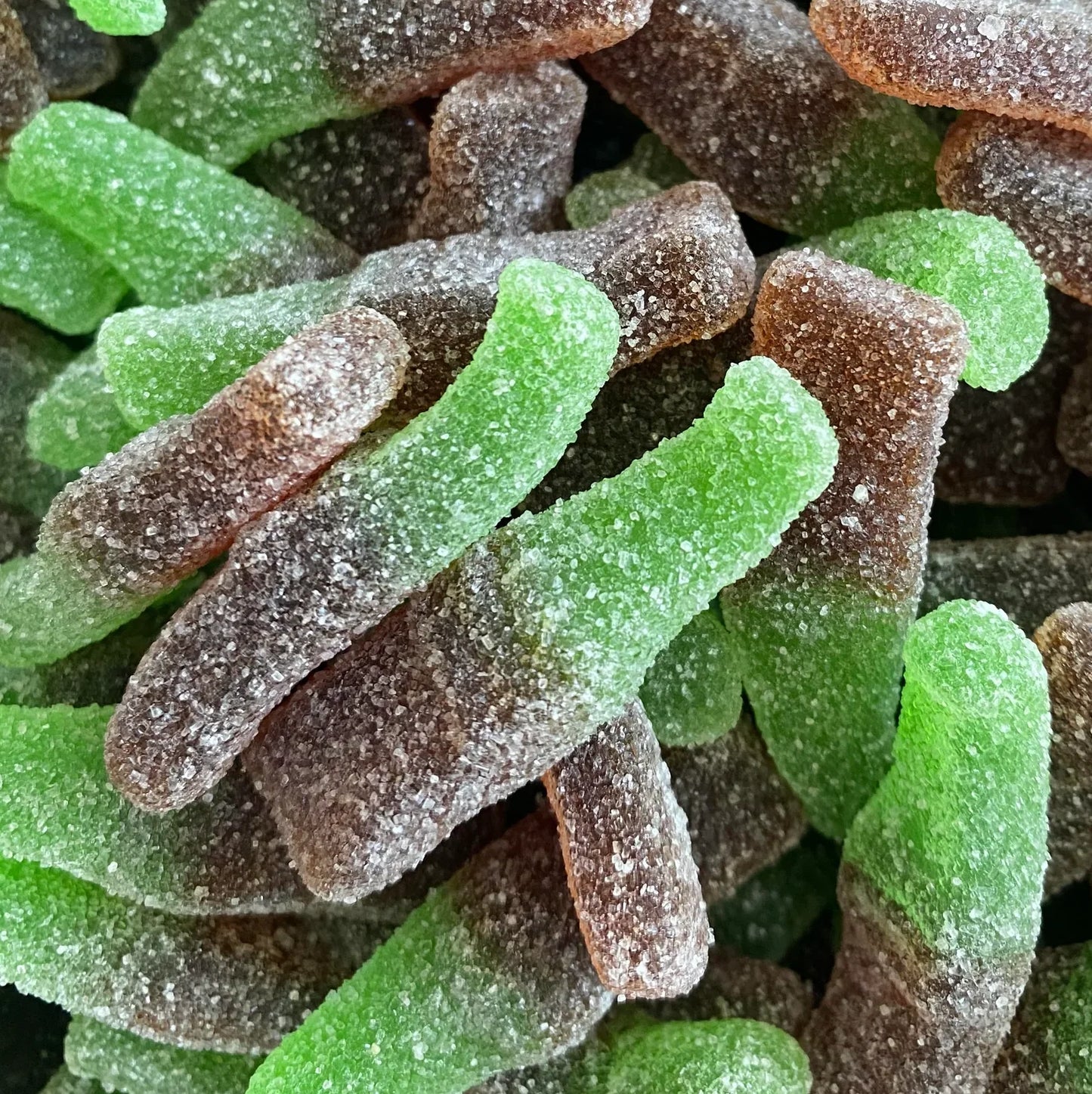 BOUTEILLES COLA VERTE /MARRON  DAMEL - 100 gr ( nouveauté)