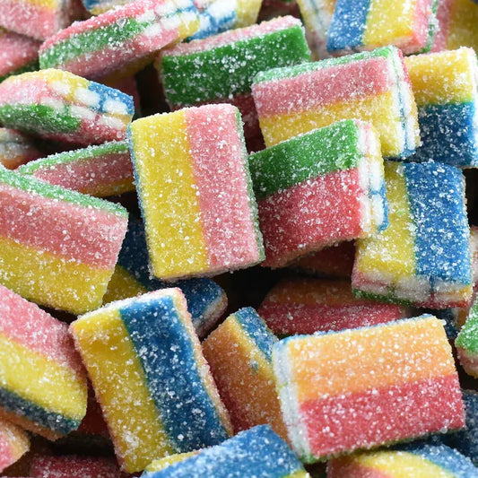 BRIQUES ACIDULEES 6 COULEURS -100 gr