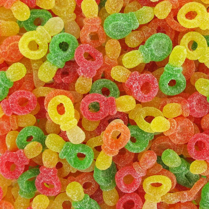TETINES FRUITS SUCREES  - 100 gr