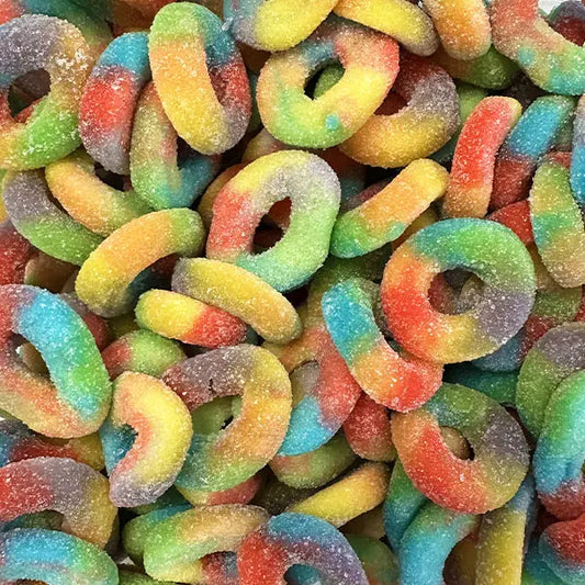 Anneau Multicolore Acidulé Dulceplus-100 gr