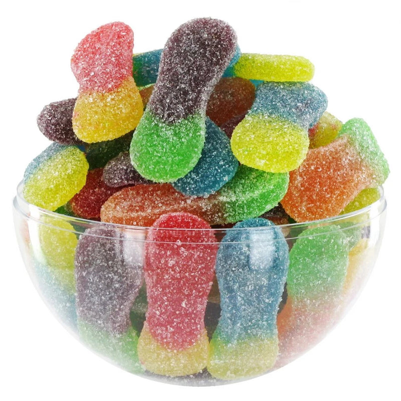 Mini Langues Fruits Sucrées – Bonbons Gélifiés Halal – Dulceplus – 100g
