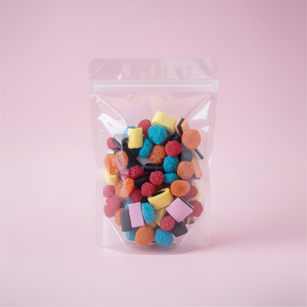 Bonbons Réglisse Anglaise Assortis – Bonbons Classiques – Vidal – 100g