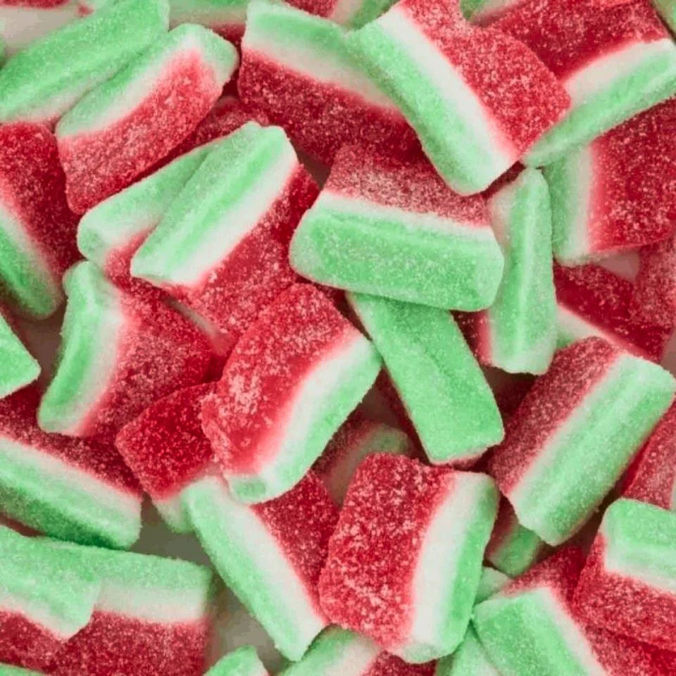 MINI TRANCHES DE PASTEQUES SUCREES-  100 gr