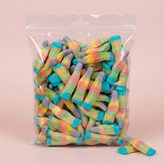 Bouteilles Multicolore Gélifiées Premium – Bonbons Halal – Dulceplus – 100g