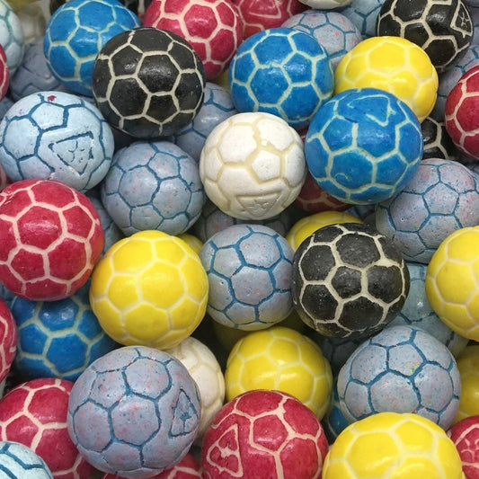 BALLE DE FOOT BUBLE GUM ( l' unité)