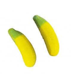 Bananes Sucrées Géantes – Bonbons Gélifiés Fruités – Vidal – x1