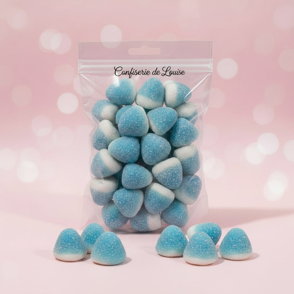 Bisous Sucrés Framboise – Bonbons Gélifiés Halal – 100g