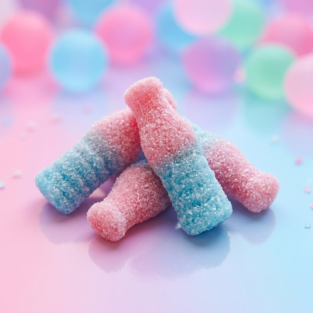 Bubblizz original bouteilles acidulées au goût bubble-gum ! 100g