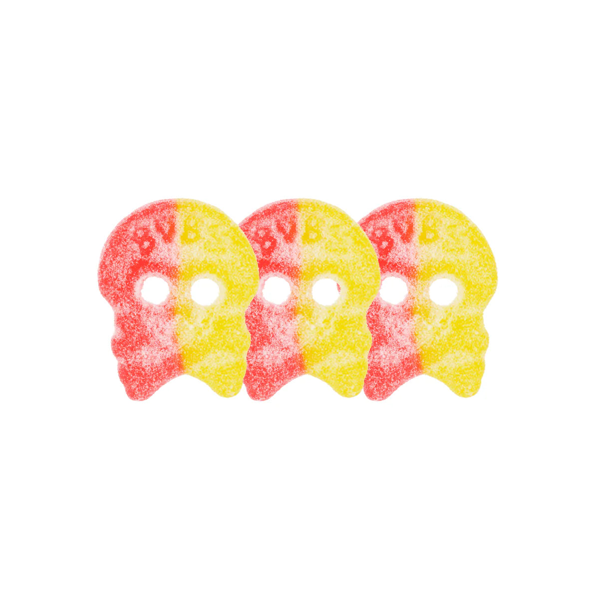Bubs Crânes Framboise Citron 💀🍋 - Bonbons Suédois Acidulés - 100g