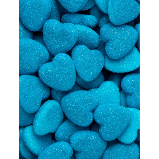 COEURS  BLEUS SUCRES FOURREE - 100 gr
