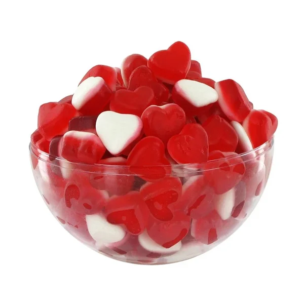 Cœurs Fraise Crème Lisses – Bonbons Gélifiés Halal – 100g