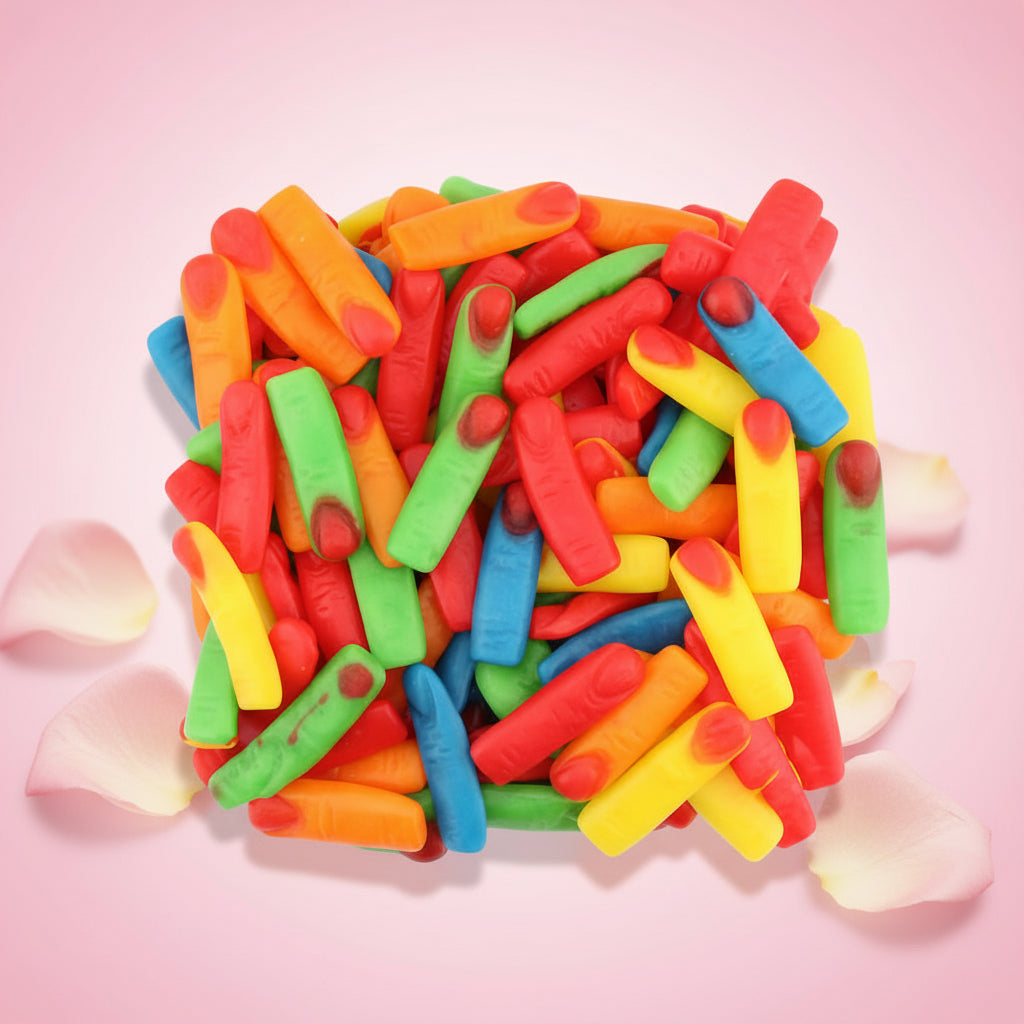 Doigt Lisse Fruité – Bonbons Gélifiés Halal – Dulceplus – 100g