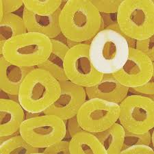 Anneaux citrons - 100 gr